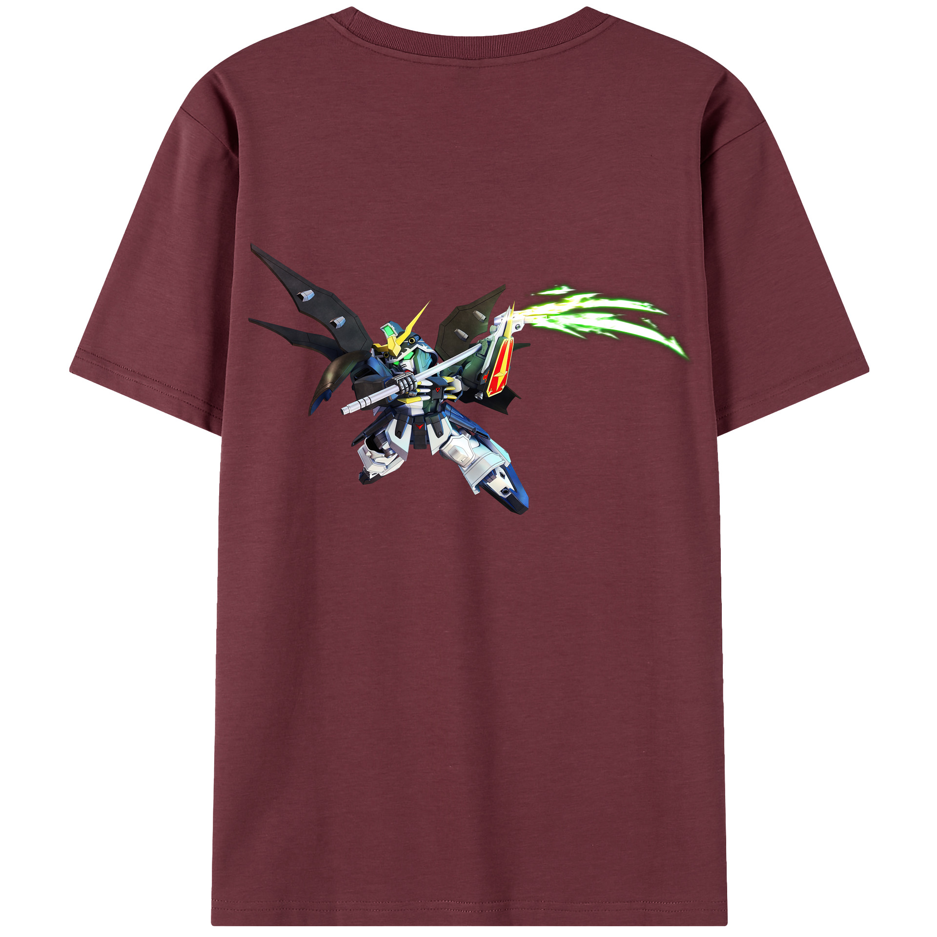 （画像用） 機動戦士ガンダム Mobile Suit Gundam 綿100％半袖Tシャツ（背面プリント）